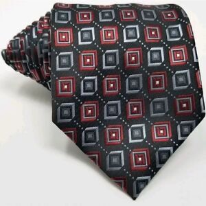 Towncraft Red & Gray Checked Polyester Classic Toe